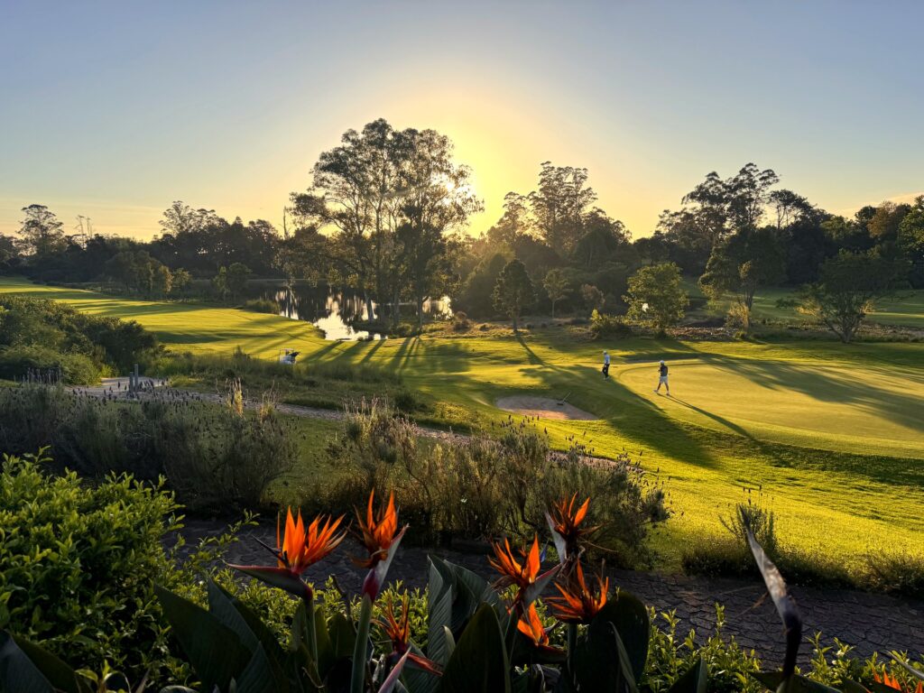 George Golf Club — Fairway im Abendlicht
